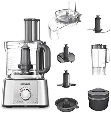 Kenwood MultiPro Express - Robot Multi. 1000W Bol de 3L 10 Accessoires – gris