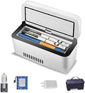 Mini Frigo USB Mini Frigo Medical Mini Réfrigérateur De Voiture Réfrigérateur à Insuline Boîte à Insuline – gris