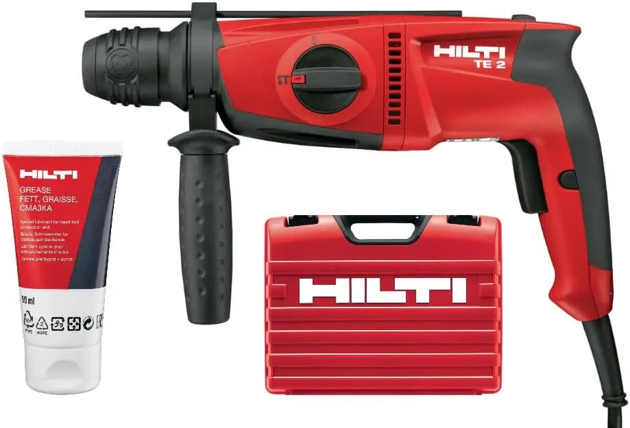 Hilti 228080 Marteau perforateur compact TE 2 230 V – 650 W, rouge/gris