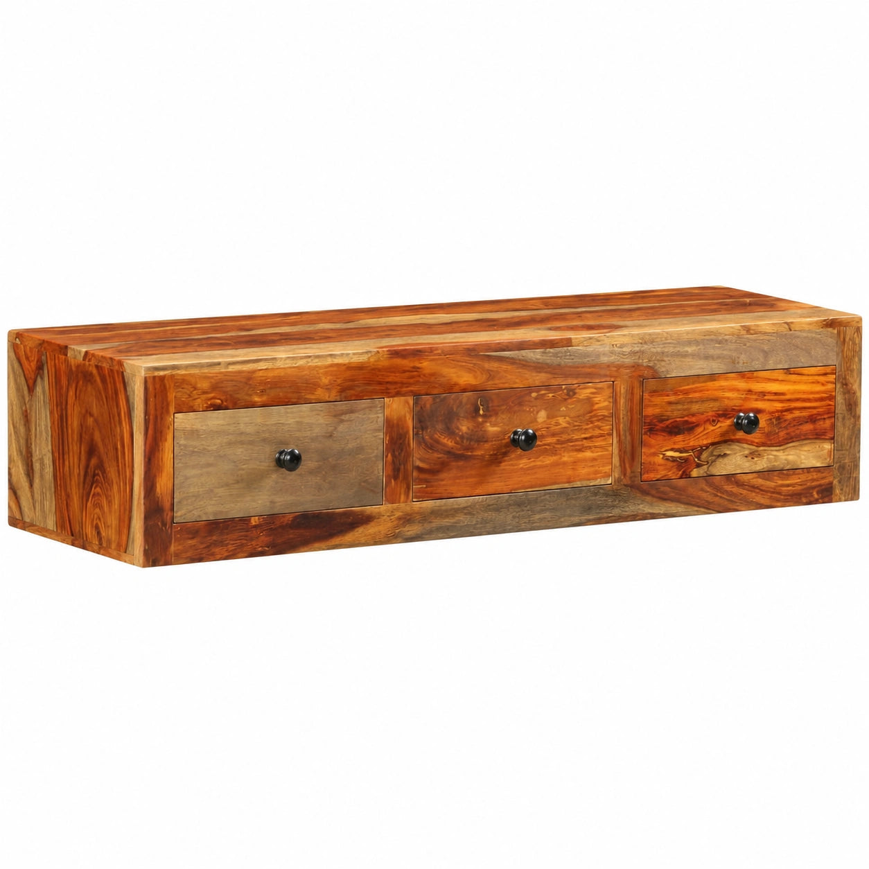Table, en bois massif, 100 x 25 x 20 cm, pour les espaces de vie