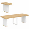 Table, extensible, coloris blanc, pour les espaces de vie