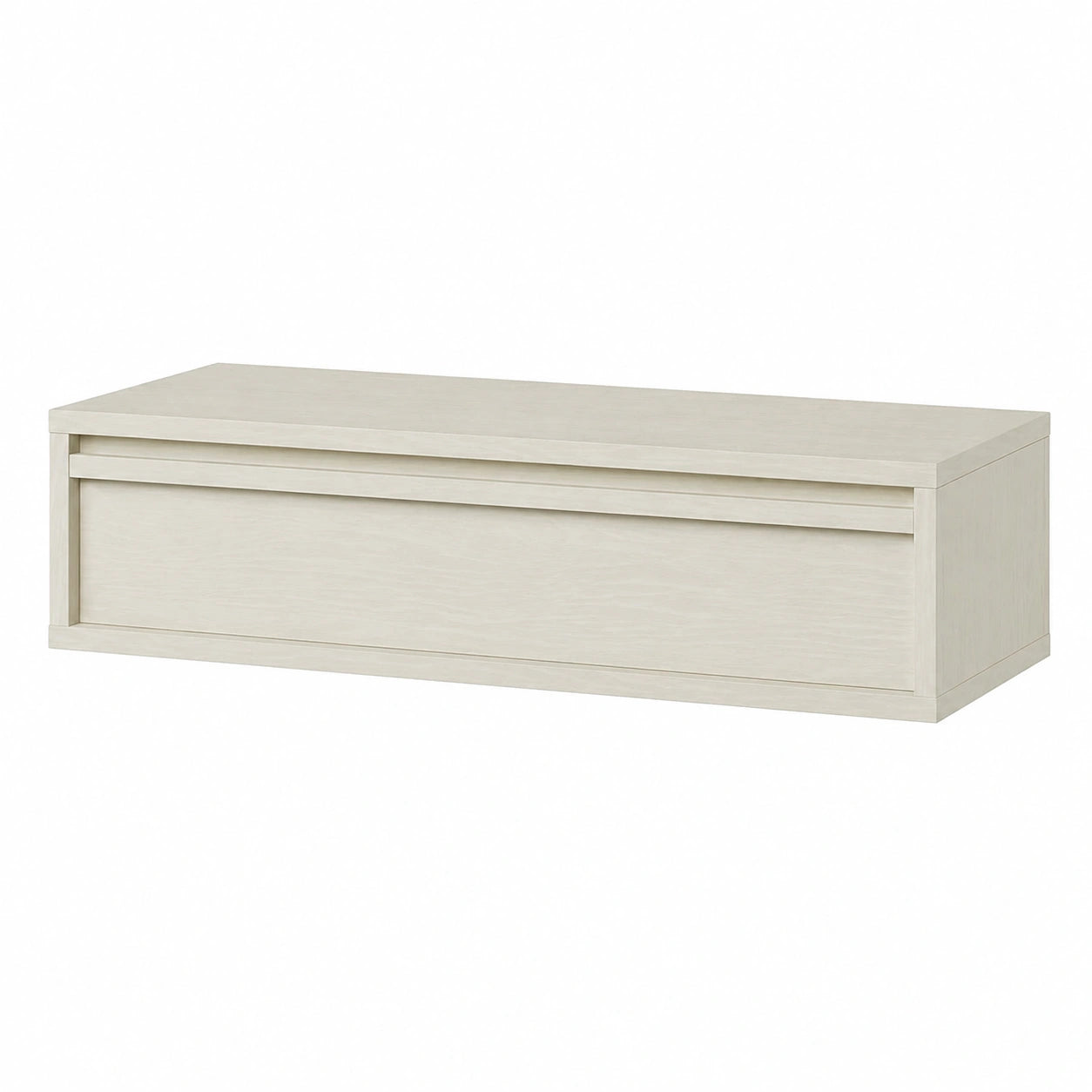 Table, avec tiroirs, coloris crème, pour les espaces de vie