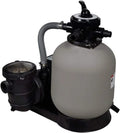 Lot de 2 pompes filtrantes à sable 600 W 17 000 l/h – gris/noir