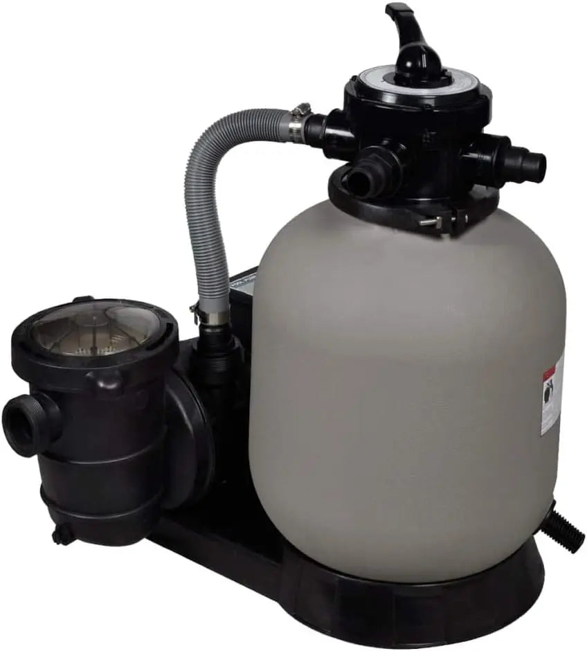 Lot de 2 pompes filtrantes à sable 600 W 17 000 l/h – gris/noir