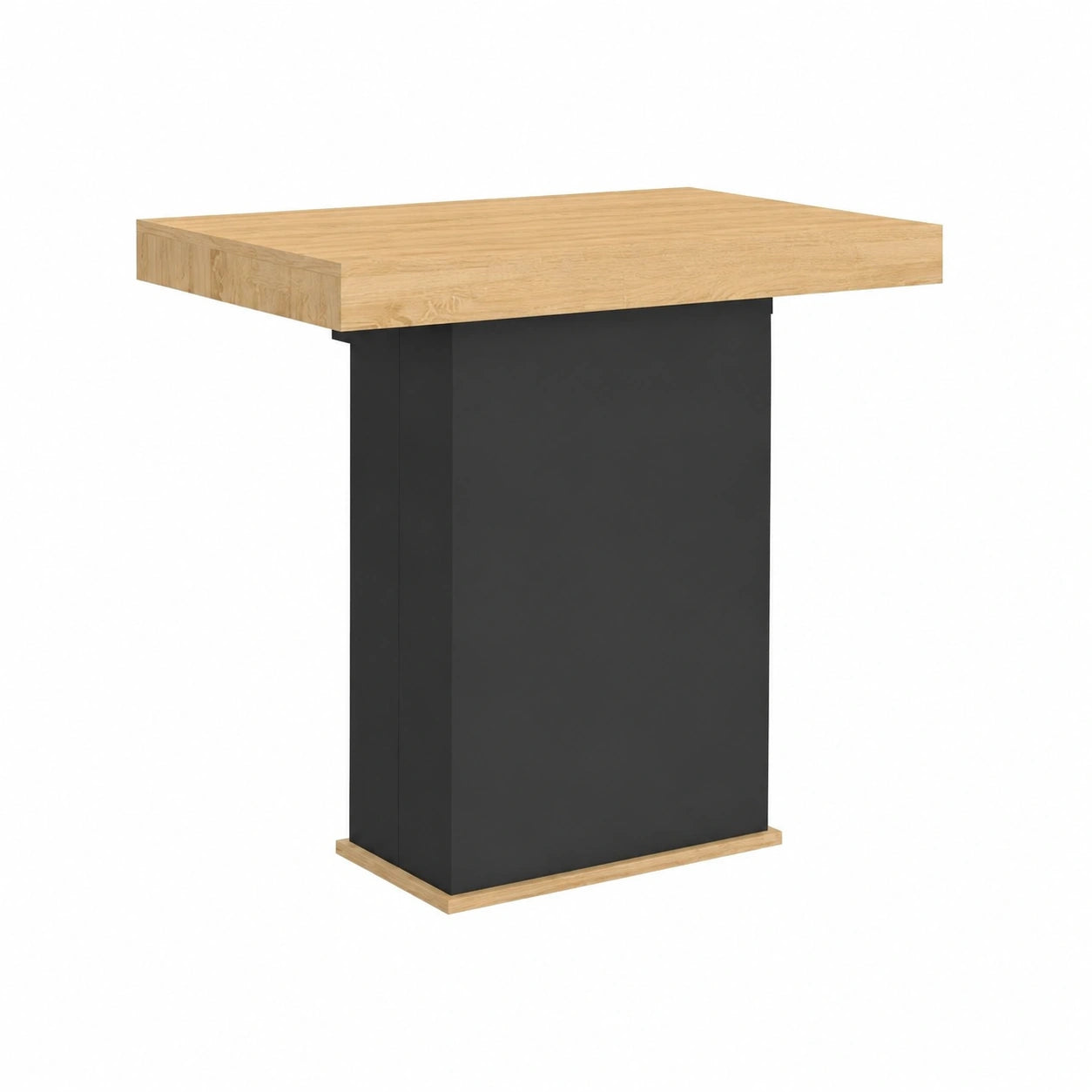 Table, extensible, coloris noir, pour les espaces de vie
