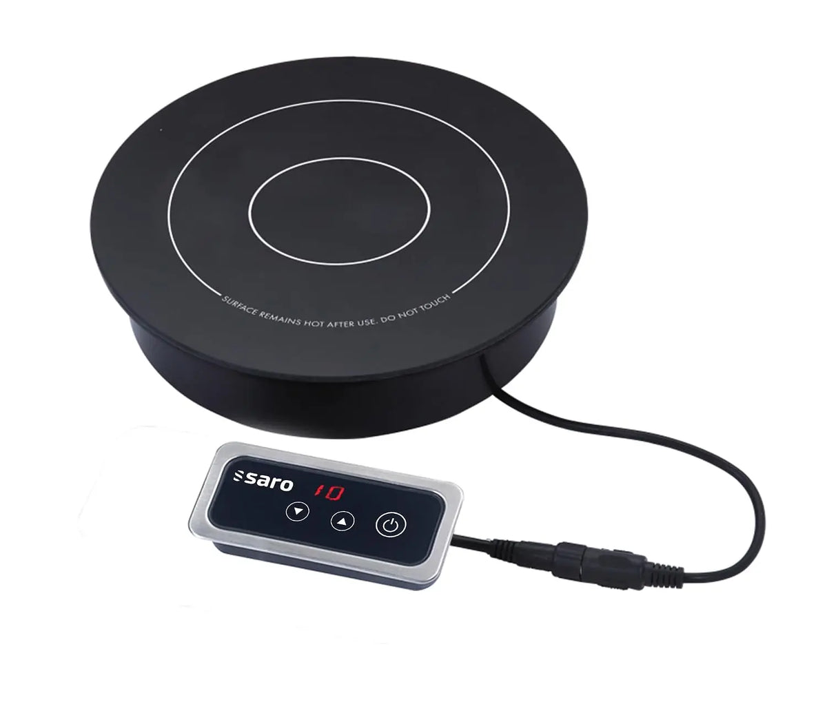 Saro - Eva Plaque à Induction Encastrable – 1 kW, gris/noir