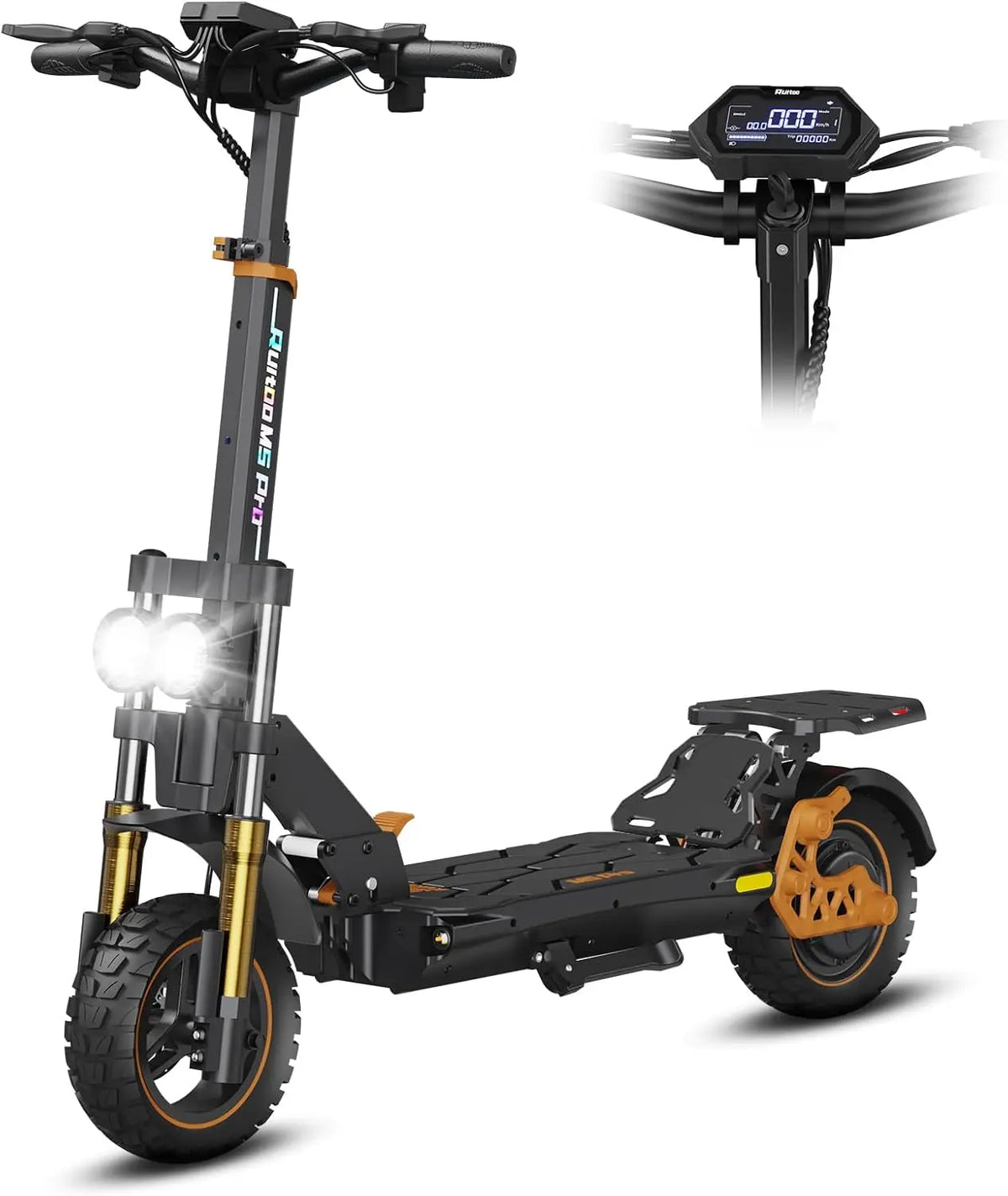 Trottinette Électrique – 20,8 Ah, gris/noir
