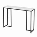 Table, coloris blanc, 100 x 30 x 78,5 cm, pour les espaces de vie