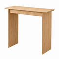 Table, en chêne, 20 x 100 x 75 cm, coloris naturel, pour les espaces de vie