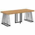 Table, extensible, en métal, coloris noir, pour les espaces de vie