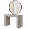 Table, extensible, coloris gris, pour les espaces de vie