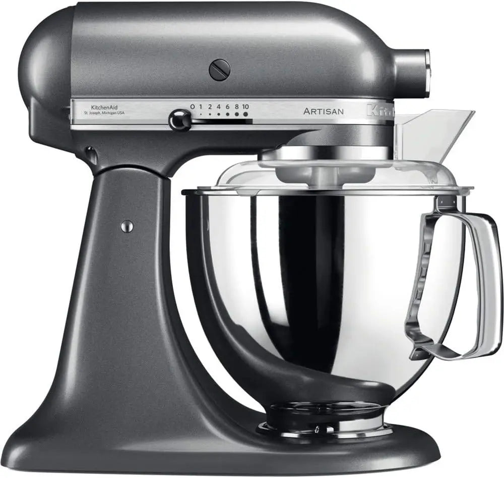 KitchenAid Artisan Robot Pâtissier 4,7L avec Bol 3L Gris étain – 300 W, 4,7 L / 3 L