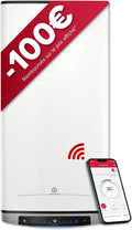 Ariston Velis Evo Dune Dry WiFi 80L - Chauffe-Eau Élec. Multi – rouge/gris