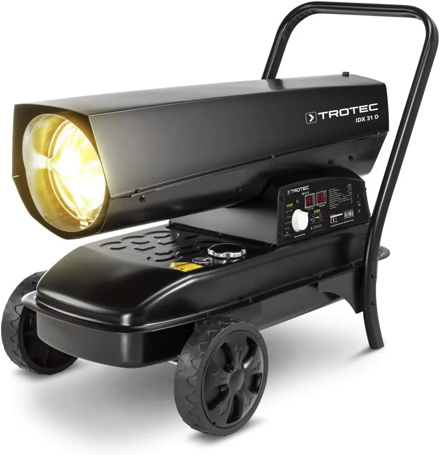 TROTEC Canon à air chaud au fioul à combustion directe IDX 31 D – gris/noir