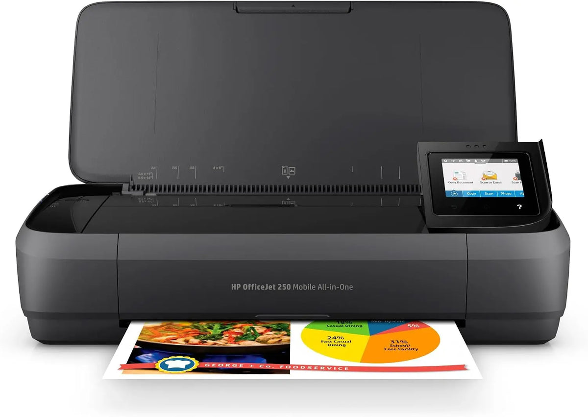 HP OfficeJet 250 Mobile AIO Jet d'encre A4 WiFi Noir – 216 x 356 mm