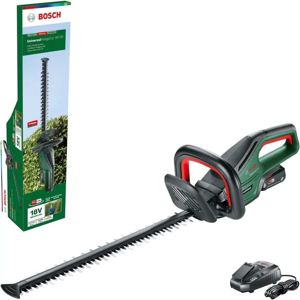 Bosch Taille-Haies sans Fil - UniversalHedgeCut 18V-50 – gris/vert