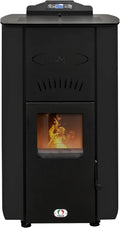 STUFE A PELLET ITALIA Asia Nettoyage Automatique 20 KW – noir