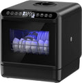 Mini lave-vaisselle de table,5 programmes de lavage – 5 L, 0,56 kWh / 0,398 kWh, 4 couverts, noir