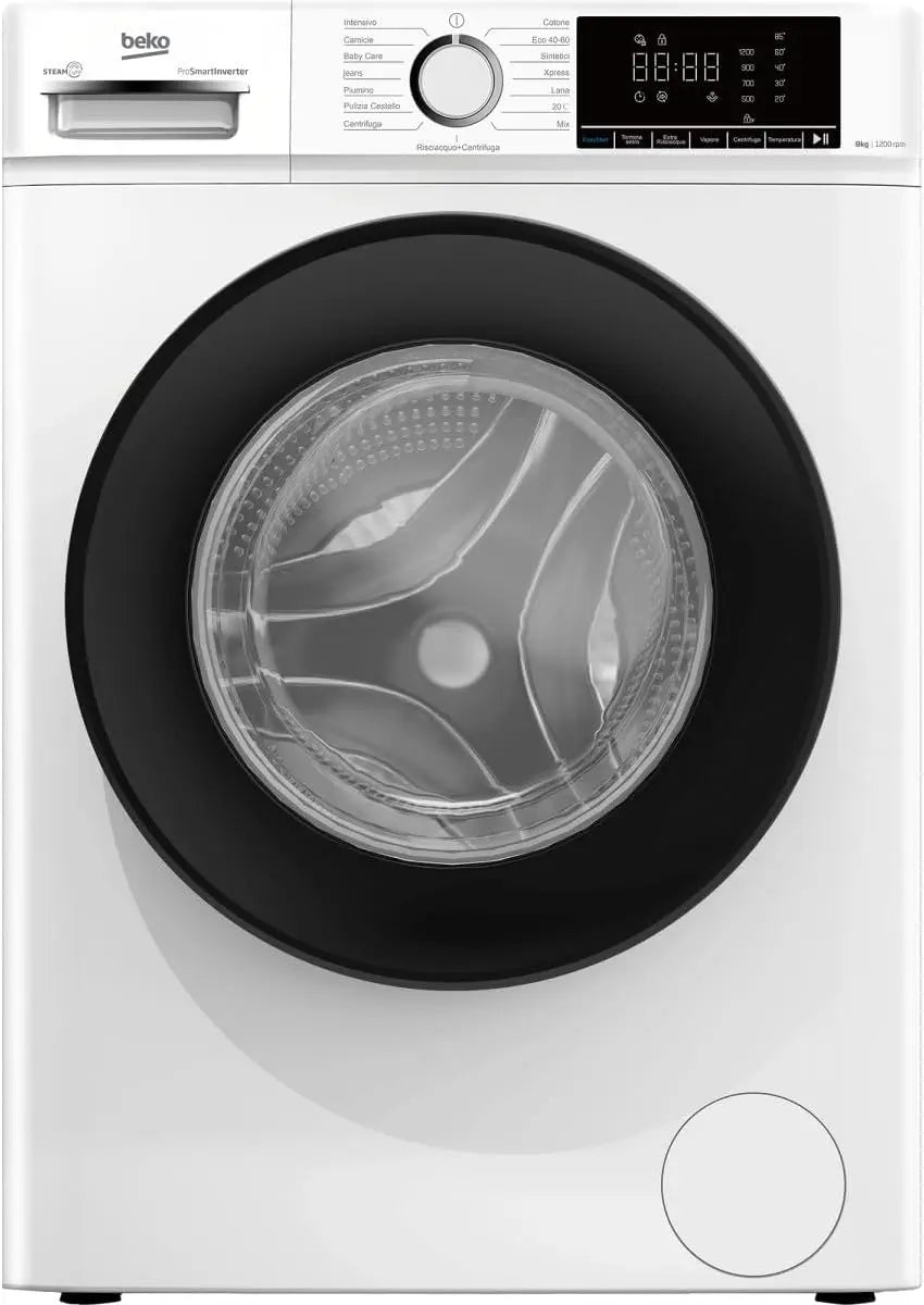LAV STD BMX8126DB 8KG A 1200 RPM onduleur – 44 kWh, gris/noir