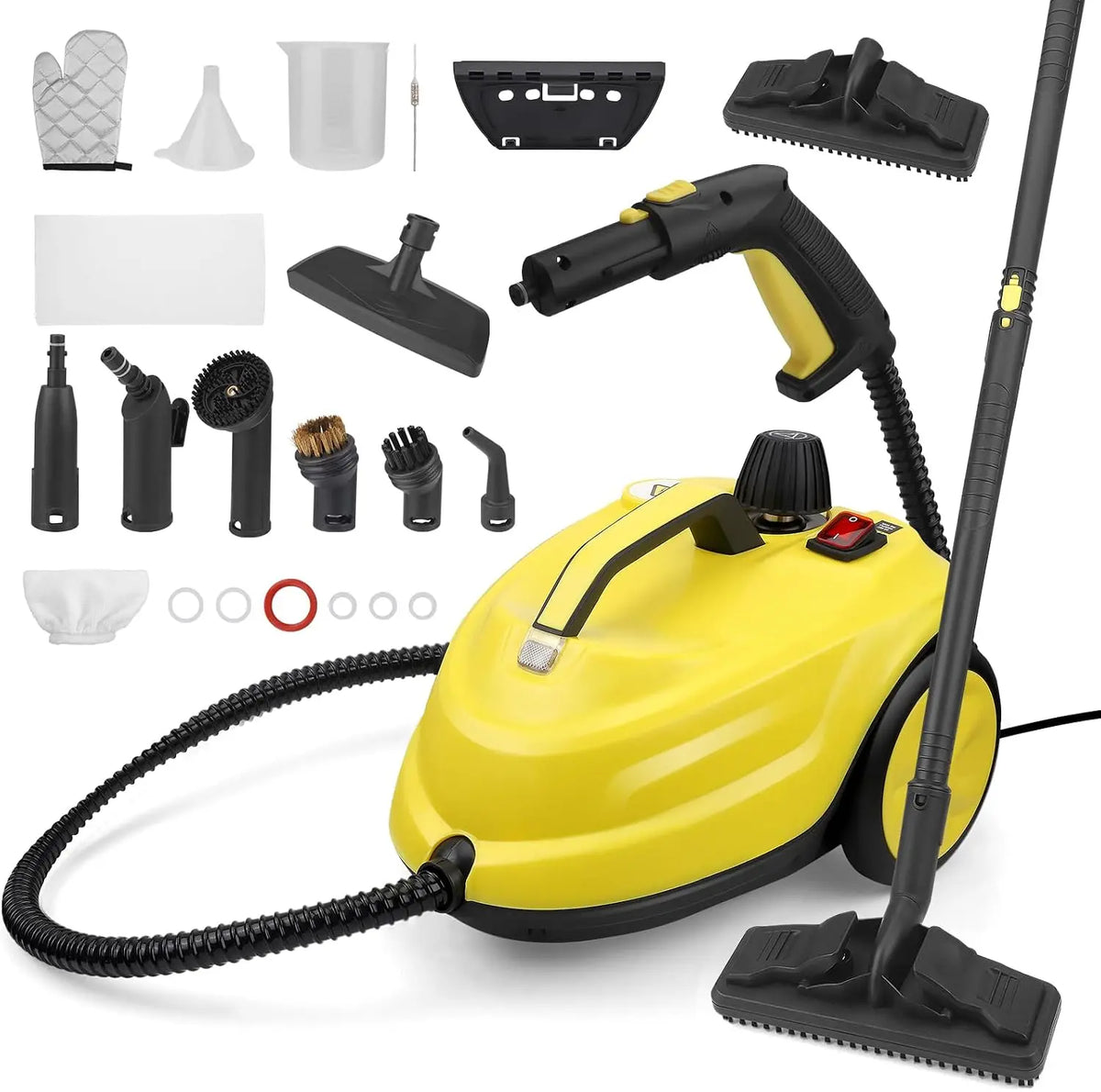 Nettoyeur Vapeur – 2000 W, 2 L, gris/jaune/noir