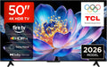 TCL 50V6D 50 Pouces 4K HDR téléviseur – HDR10, noir