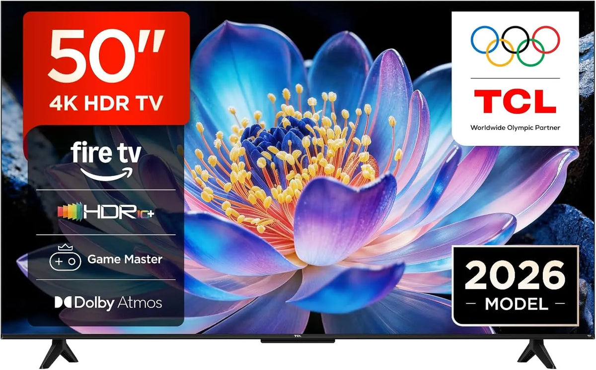 TCL 50V6D 50 Pouces 4K HDR téléviseur – HDR10, noir