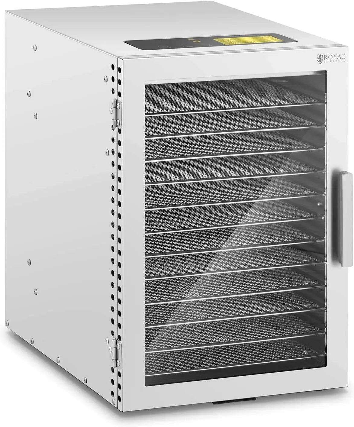Royal Catering Déshydrateur Alimentaire Séchoir D Aliments D'Aliments – 800 W, gris