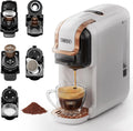HIBREW H2B Machine à café pour expresso – 600 ml / 240 ml, gris