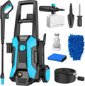 Gisam 2200W Nettoyeur Haute Pression – 480 l/H, gris/bleu/noir