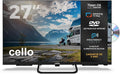 Cello CTRAV-27TZF téléviseur/DVD LED Smart 12V Traveller 27 Pouces avec Tizen OS de Samsung – noir