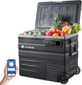 AAOBOSI 65L Glacière à Compresseur 12v 220v -20°C à 20°C APP Contrôle – gris