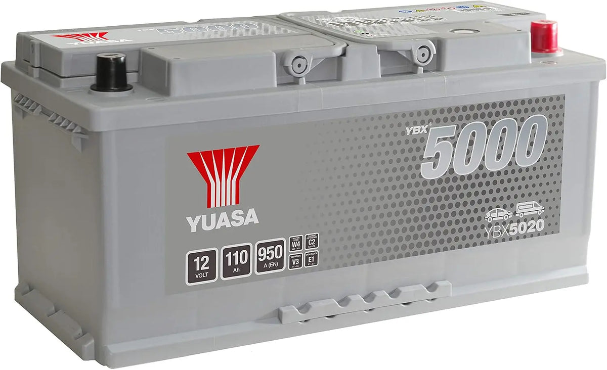 YUASA Batterie 110 Ah 950 – YBX5020, gris