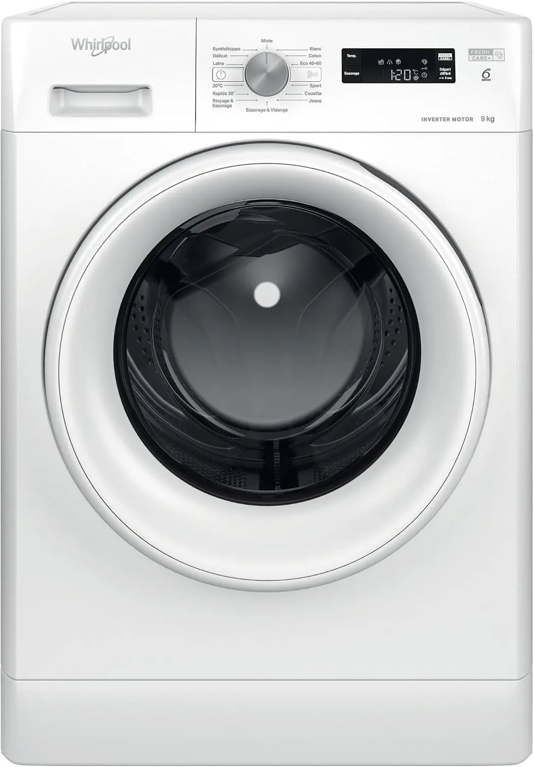 Lave-linge – frontal 9kg 1200 Tours/min Blanc - FFSPL9269WFR