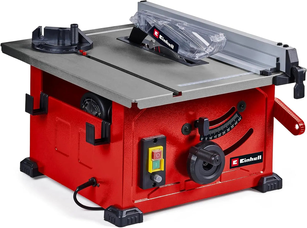 Einhell Scie circulaire de table TC-TS 8 – 1200 W, rouge/gris