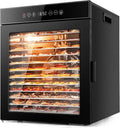 Kwasyo Déshydrateur Alimentaire 12 Plateaux en Acier Inoxydable – argenté/noir