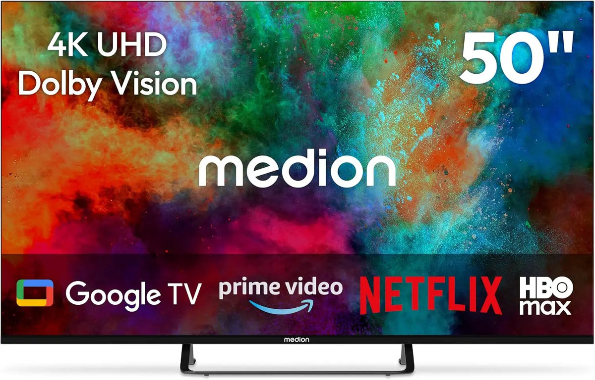MEDION 125,7 cm 50' 4K UHD LED téléviseur connecté - MD850401 – noir